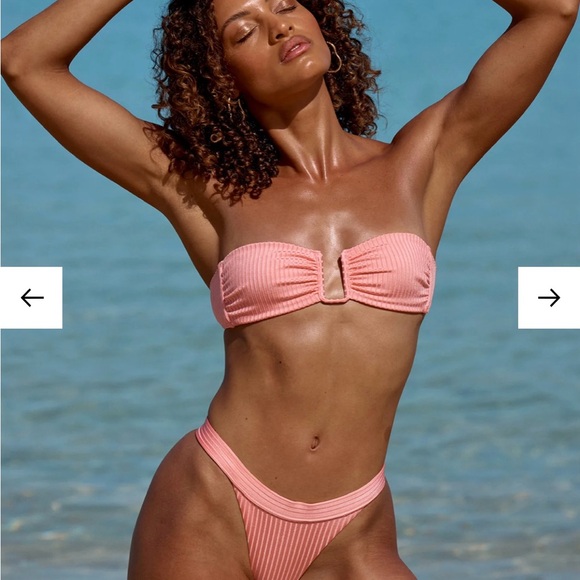 Monday Swimwear NWT Pear Wide Rib Bikini - Picture 5 of 7